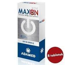 MAXON ACTIVE 25mg x 8 tabletek powlekanych