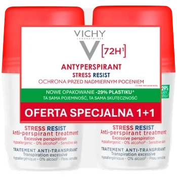 Vichy Stress Resist 72h Antyperspirant przeciw nadmiernej potliwości 2×50 ml