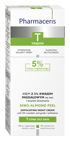 PHARMACERIS T SEBO-ALMOND PEEL 5% krem  na noc 50ml