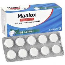 MAALOX (0,4g + 0,4g) x 40 tabletek do ssania