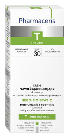PHARMACERIS T SEBO-MOISTATIC Krem nawilżająco-kojący 50ml