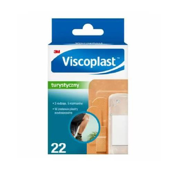Viscoplast, Zestaw Turystyczny, plastry z opatrunkiem, 22 sztuk