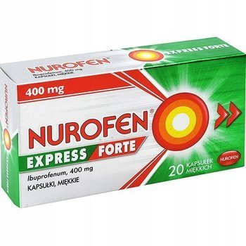 Nurofen express forte 400 mg x 20 kapsułek