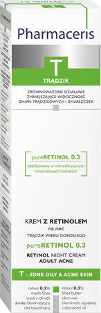 PHARMACERIS T PURERETINOL 0.3 Krem z retinolem 40ml