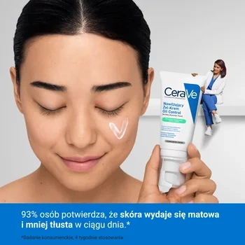 CeraVe Oil Control Żel-krem nawilżający dla skóry mieszanej i tłustej, 52 ml
