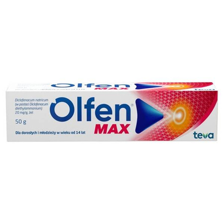 Olfen max żel 0,02 g/g 50 g 