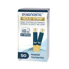 DIAGNOSTIC GOLD STRIP test paskowy x 50 sztuk