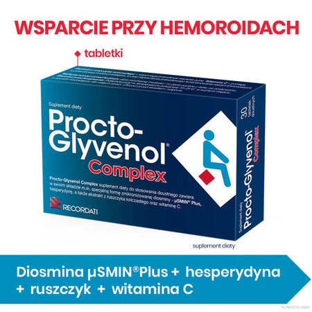 Procto-Glyvenol Complex x 30 tabletek