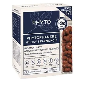 PHYTO PHYTOPHANERE DUO Wzmocnienie włosów i paznokci 2 x 120 kapsułek 