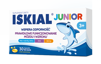 ISKIAL JUNIOR x 30 kapsułek do żucia 