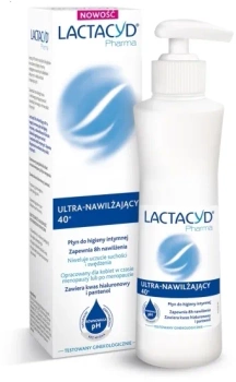 LACTACYD 40+ Ultra-Nawilżający płyn ginekologiczny 250ml