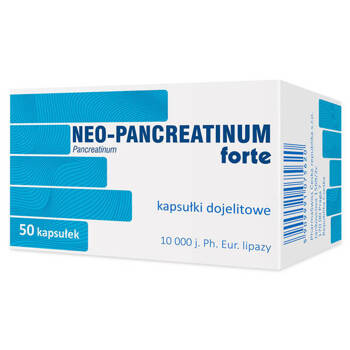 Neo-Pancreatinum Forte 10000j.x 50 kapsułek