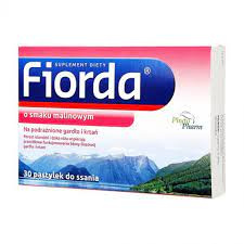 FIORDA o smaku malinowym 30 pastylek