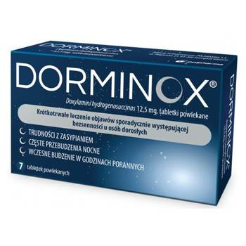 Dorminox 12,5 mg x 7 tabletek powlekanych