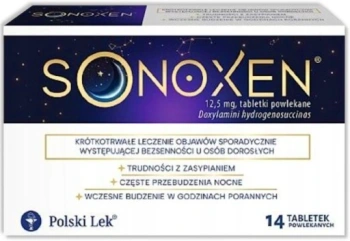 Sonoxen 12,5 mg, 14 tabletek