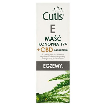 Cutis E EGZEMA maść konopna 17% + CBD kannabidiol 120ml