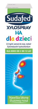 SUDAFED XYLOSPRAY HA dla dzieci aerozol do nosa 10ml 