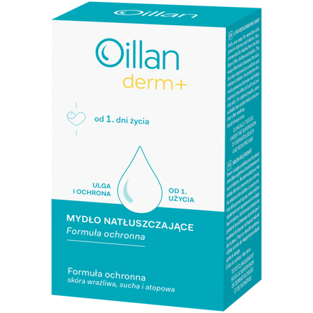 Oillan Derm+ mydło natłuszczające, 100 g