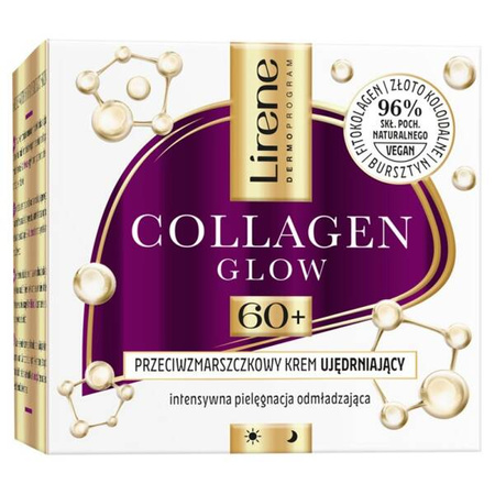 Lirene Collagen Glow 60+ Przeciwzmarszczkowy Krem Ujędrniający 50ml