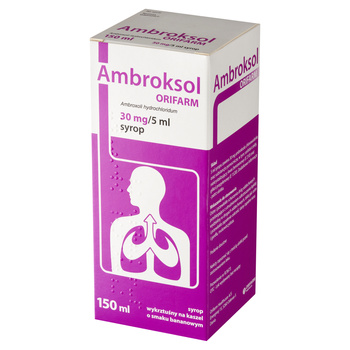 Ambroksol Orifarm syrop 0,03 g/5ml 150 ml 