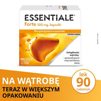  ESSENTIALE Forte 300mg x  90kapsułek