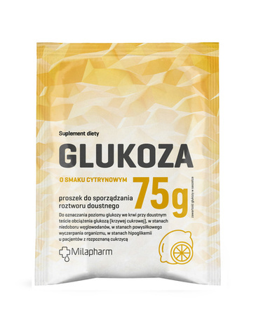 Glukoza o smaku cytrynowym  75 g 