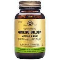 SOLGAR GINKGO BILOBA x 60 kapsułek