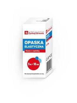 OPASKA ELASTYCZNA TKANA 5m x 10cm ZYSKAJ ZDROWIE x 1 sztuka