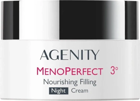 Agenity MenoPerfect 3°, odżywczy krem wypełniający na noc  50 ml