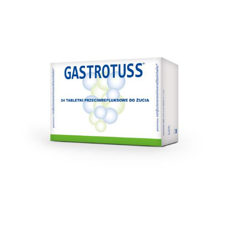 Gastrotuss 24 tabletki do żucia