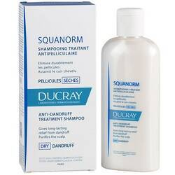 DUCRAY SQUANORM Szampon przeciwłupieżowy, łupież suchy, 200ml