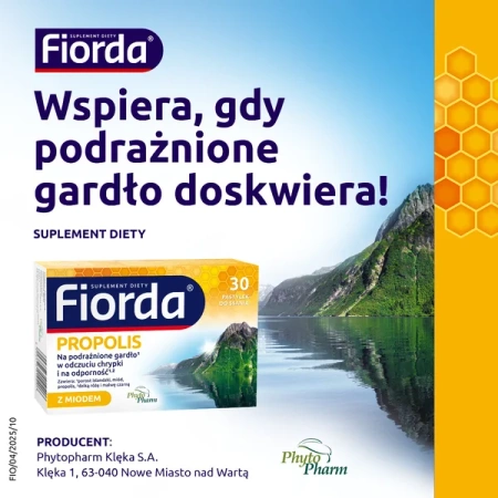 Fiorda propolis 30 pastylek do ssania