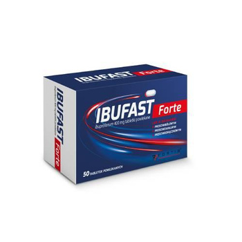 IBUFAST Forte 400 mg 50 tabletek powlekanych