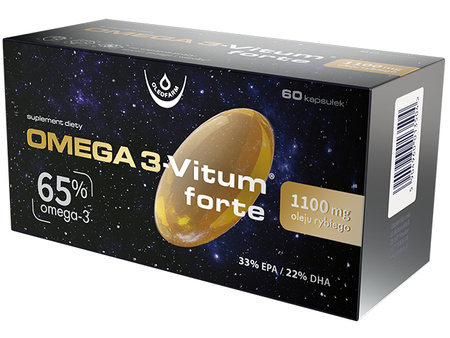 Omega 3-Vitum Forte kapsułki miękkie, 60 kapsułek