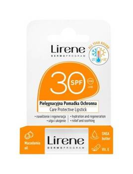 Lirene, Pielęgnacyjna pomadka ochronna SPF30, 4,6g