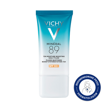 VICHY MINERAL 89 niewidoczny krem-fluid kwas hialuronowy SPF50, 50ml