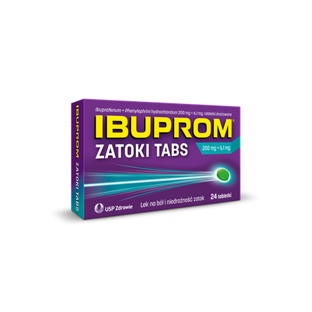 IBUPROM Zatoki Tabs, 24 tabletki