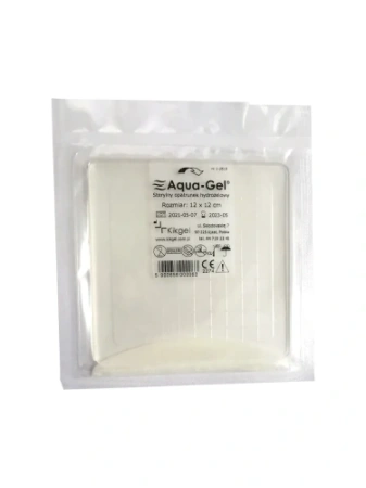 Aqua Gel Sterylny opatrunek hydrożelowy 12x12cm, 1sztuka