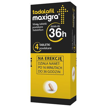 Tadalafil Maxigra tabletki powlekane 10 mg 4 tabletki