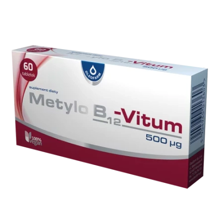 Metylo B12-Vitum 500 mcg 60 tabletek