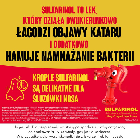 Sulfarinol krople do nosa 20ml