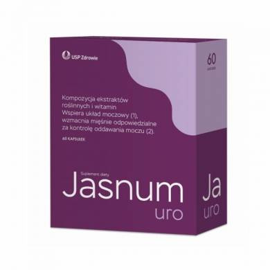 Jasnum uro x 60 kapsułek DATA WAŻNOŚCI 31.12.2025