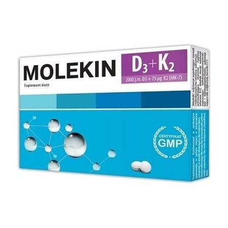 MOLEKIN D3 + K2 x 45 tabletek + 15 tabletek GRATIS 