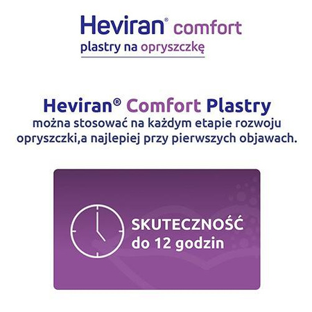 Heviran Comfort Plastry na opryszczkę x 15 sztuk