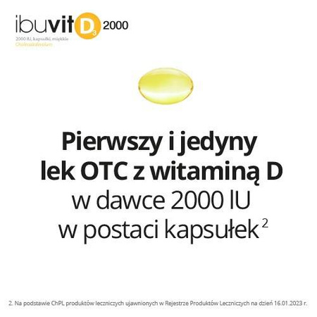 Ibuvit D3 2000 IU X 90 kapsułek