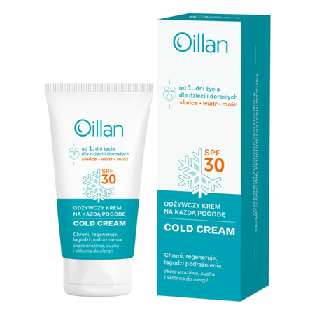 Oillan Cold Cream krem do twarzy na każdą pogodę SPF30 50 ml
