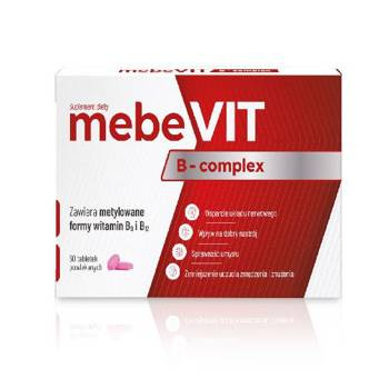 MEBEVIT B-complex tabletki powlekane x 60 sztuk