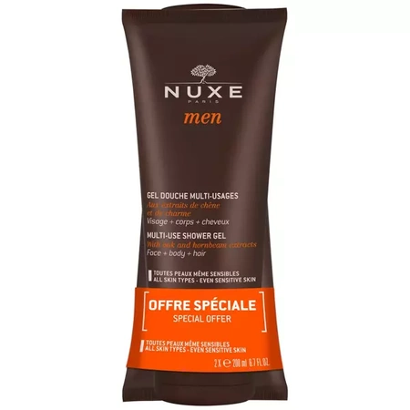NUXE MEN Żel pod prysznic 200 ml x 2 sztuki