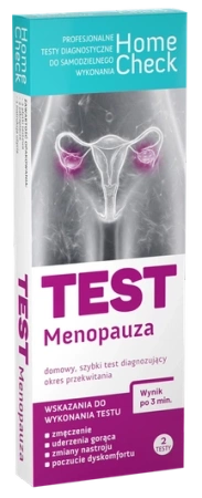Test Menopauza szybki test diagnozujący okres przekwitania, 2 sztuki