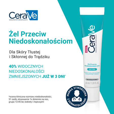 Cerave Żel Przeciw Niedoskonałościom 40 ml